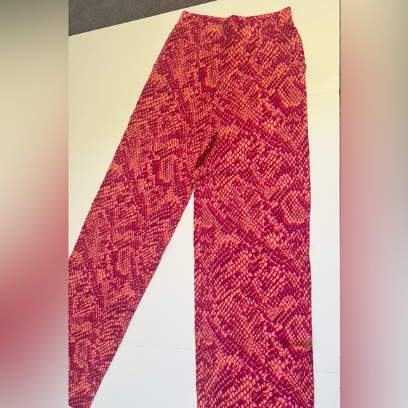 NWOT D&Co Beach Women’s Pink & Orange Tone Pull On Pants SZ XXS🩷 - Picture 8 of 11